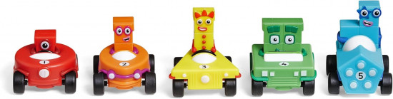 Набор машинок с цифровыми блоками от 1 до 5 «Numberblocks»