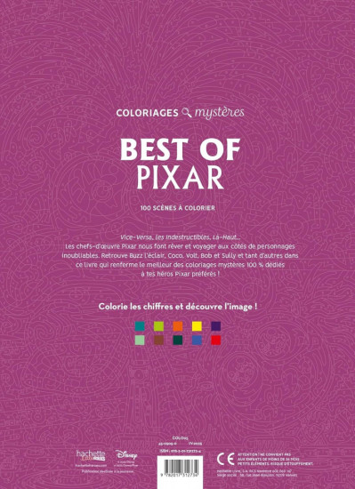Раскраска по номерам «Best of Pixar»
