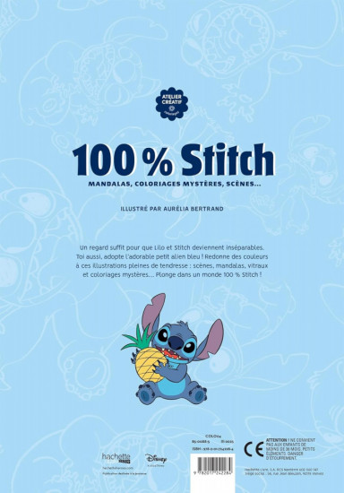 Раскраска «100% Stitch: Mandalas, coloriage, mystères, scènes»