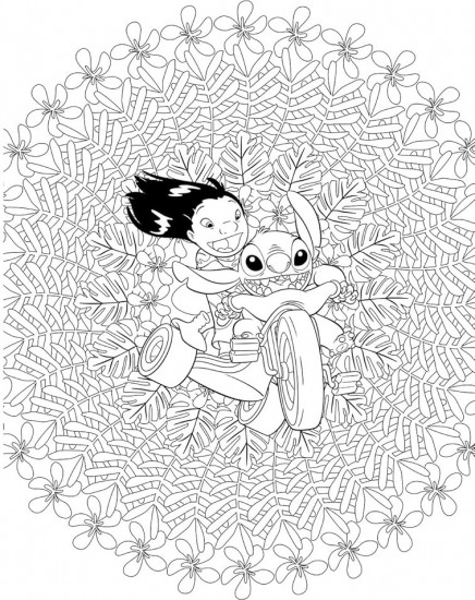 Раскраска «100% Stitch: Mandalas, coloriage, mystères, scènes»