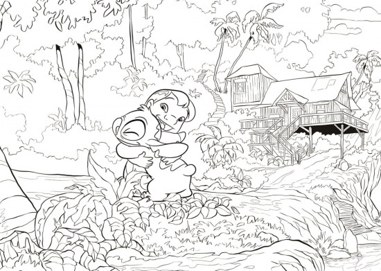 Раскраска «200% Stitch: Mandalas, coloriage, mystères, scènes»