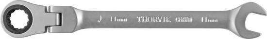 Ключ гаечный комбинированный трещоточный карданный 11 мм