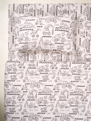 Комплект детского постельного белья «Ремонтные работы» - Фото 7