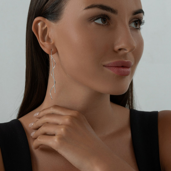 Серьги из серебра