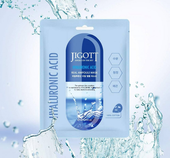 Маска для лица «Hyaluronic Acid Real Ampoule Mask»