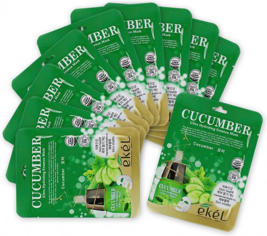 Набор масок для лица «Cucumber Ultra Hydrating Essence Mask»