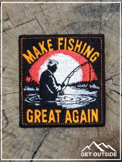 Шеврон «Make Fishing great again»