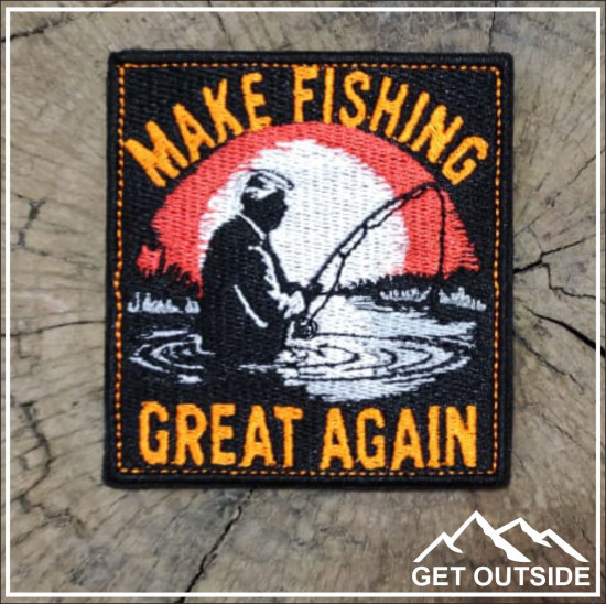 Шеврон «Make Fishing great again»