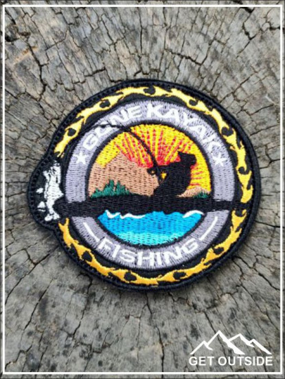 Шеврон «Gone Kayak Fishing»