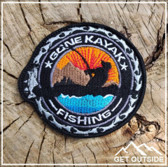 Шеврон «Gone Kayak Fishing» - Фото 2