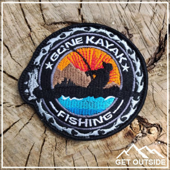 Шеврон «Gone Kayak Fishing»