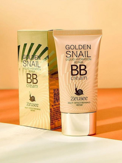 BB-крем для лица «Golden Snail», оттенок Слоновая кость