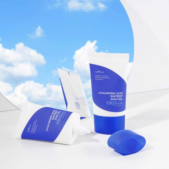 Увлажняющий солнцезащитный гель «Hyaluronic Acid Watery Sun Gel» SPF50+ PA++++