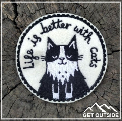 Шеврон «Life is better with Cats» - Фото 2