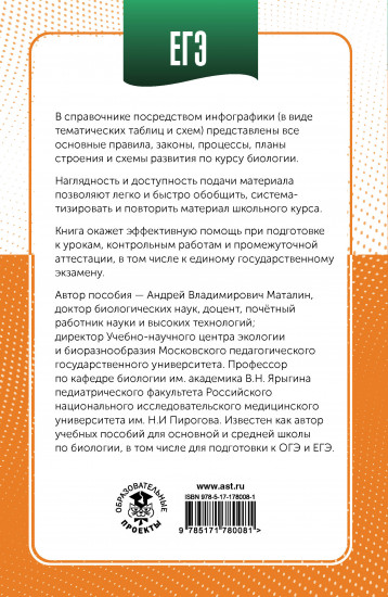 ЕГЭ. Биология в инфографике