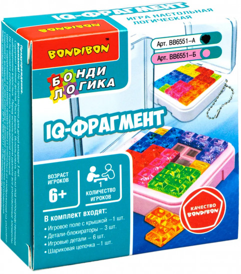 Настольная игра-головоломка «IQ-Фрагмент»