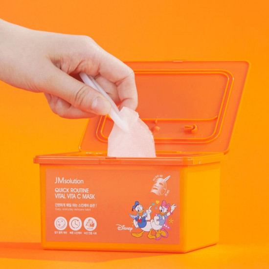 Набор масок для лица «Disney Quick Routine Vital Vita C Mask»