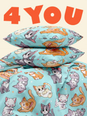 Комплект постельного белья «Cats» - Фото 5