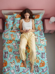 Комплект постельного белья «Cats» - Фото 9