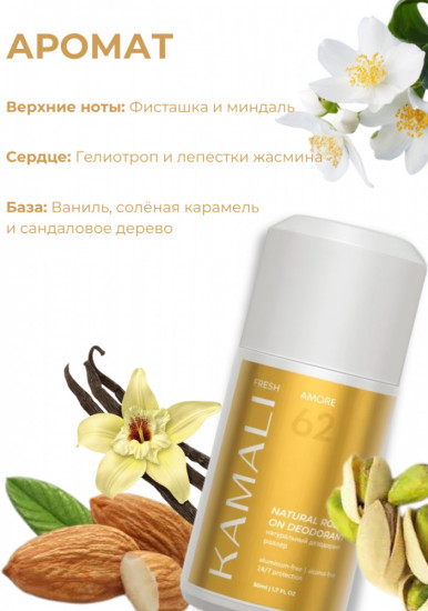 Дезодорант для тела шариковый парфюмированный «Fresh Amore»