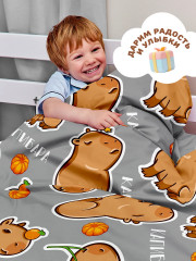 Комплект детского постельного белья «Funny capy» - Фото 13