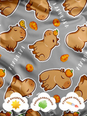 Комплект детского постельного белья «Funny capy» - Фото 15