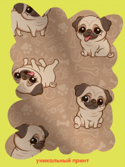Комплект постельного белья «Pugs» - Фото 6