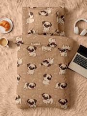Комплект постельного белья «Pugs» - Фото 8