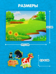 Набор из фетра на липучках «Ферма» - Фото 5