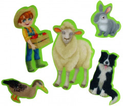 Набор из фетра на липучках «Ферма» - Фото 11