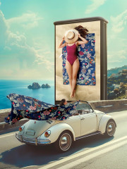 Полотенце пляжное вафельное «Edem» - Фото 11