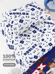 Комплект постельного белья «Roblox blue» - Фото 2