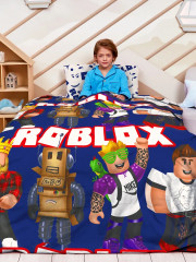 Комплект постельного белья «Roblox blue» - Фото 8