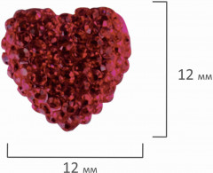 Стразы самоклеящиеся «Сердца» - Фото 5