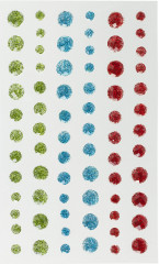 Стразы самоклеящиеся круглые блестящие - Фото 7