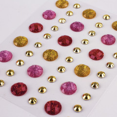 Стразы самоклеящиеся круглые «Краски лета» - Фото 8