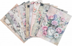 Бумага для скрапбукинга двусторонняя «В винтажном стиле» - Фото 8