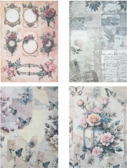 Бумага для скрапбукинга двусторонняя «В винтажном стиле» - Фото 9