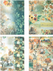 Бумага для скрапбукинга двусторонняя «Осень» - Фото 10