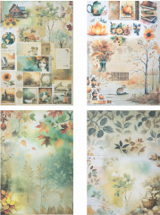 Бумага для скрапбукинга двусторонняя «Осень» - Фото 12