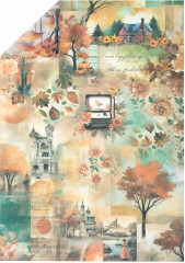 Бумага для скрапбукинга двусторонняя «Осень» - Фото 13