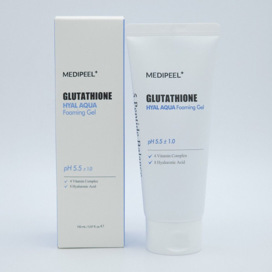 Гель-пенка для умывания увлажняющая «Glutathione Hyal Aqua Foaming Gel Cleanser»