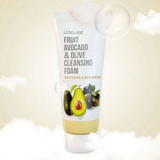 Пенка для умывания с авокадо и оливой увлажняющая «Fruit Avocado and Olive Cleansing Foam»
