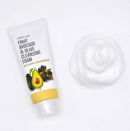Пенка для умывания с авокадо и оливой увлажняющая «Fruit Avocado and Olive Cleansing Foam»