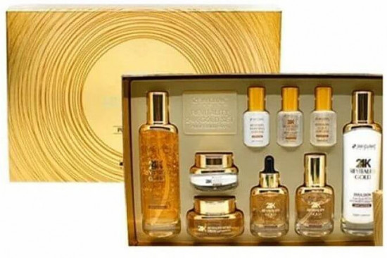 Набор уходовых средств для лица c 24k золотом и восточными травами «Revitality 24K Gold Set»