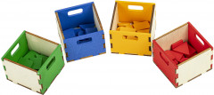 Сортер деревянный развивающий 4 в 1 «Волшебный сундучок» - Фото 18