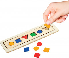 Сортер деревянный развивающий 4 в 1 «Волшебный сундучок» - Фото 19