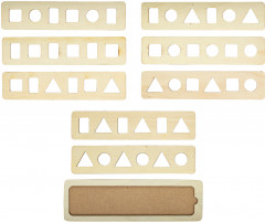 Сортер деревянный развивающий 4 в 1 «Волшебный сундучок» - Фото 22