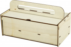 Сортер деревянный развивающий 4 в 1 «Волшебный сундучок» - Фото 25