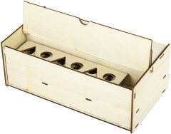 Сортер деревянный развивающий 4 в 1 «Волшебный сундучок» - Фото 26